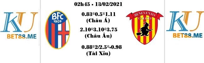soi keo Bologna vs Benevento 13022021 2