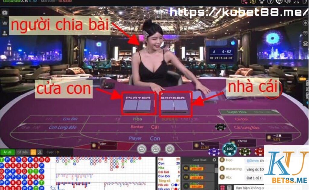 Hướng dẫn luật chơi bài Baccarat online