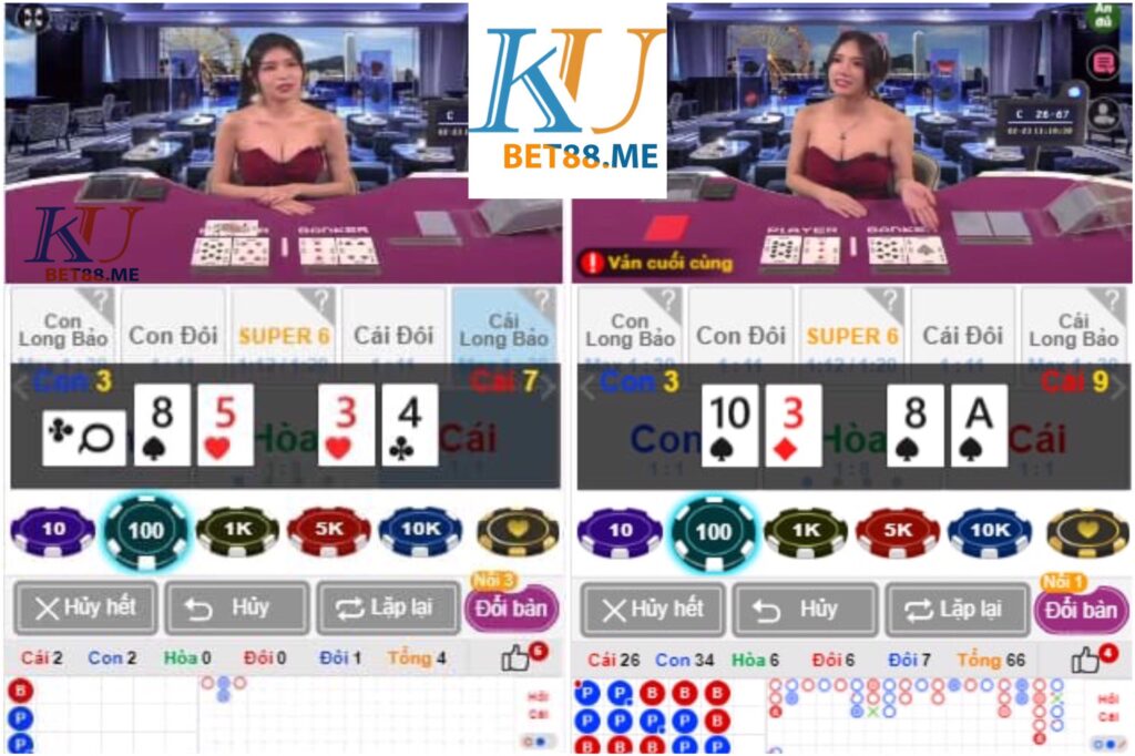 hướng dẫn luật chơi bài Baccarat Online hình 2