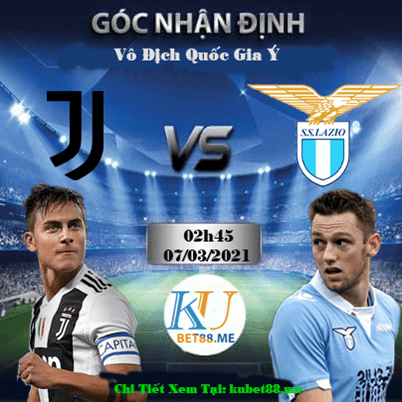 Soi kèo Juventus vs Lazio 07/03/2021