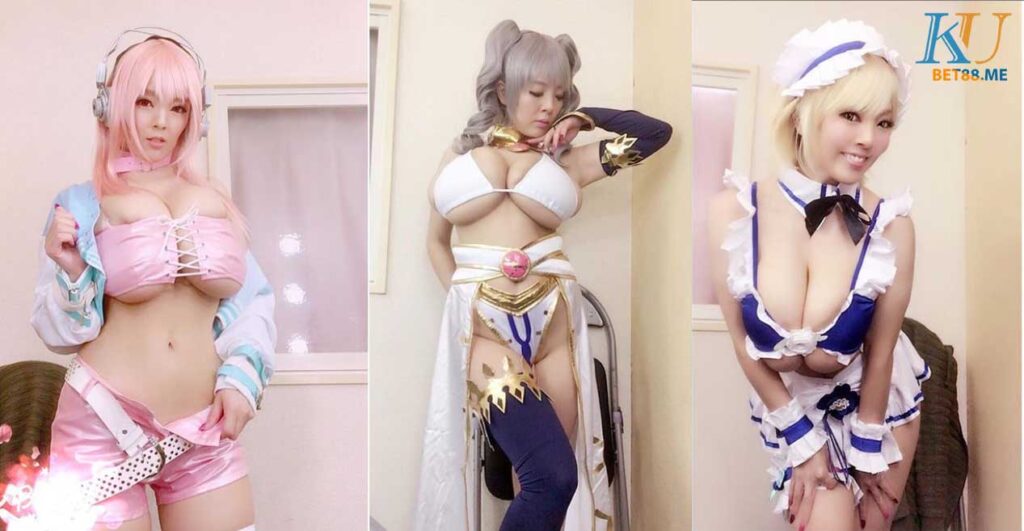 Hitomi cosplay thành nhân vật hoạt hình