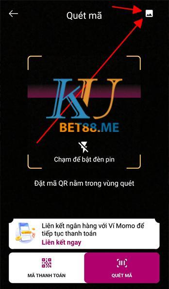 Quét mã QR code để tiến hành thanh toán