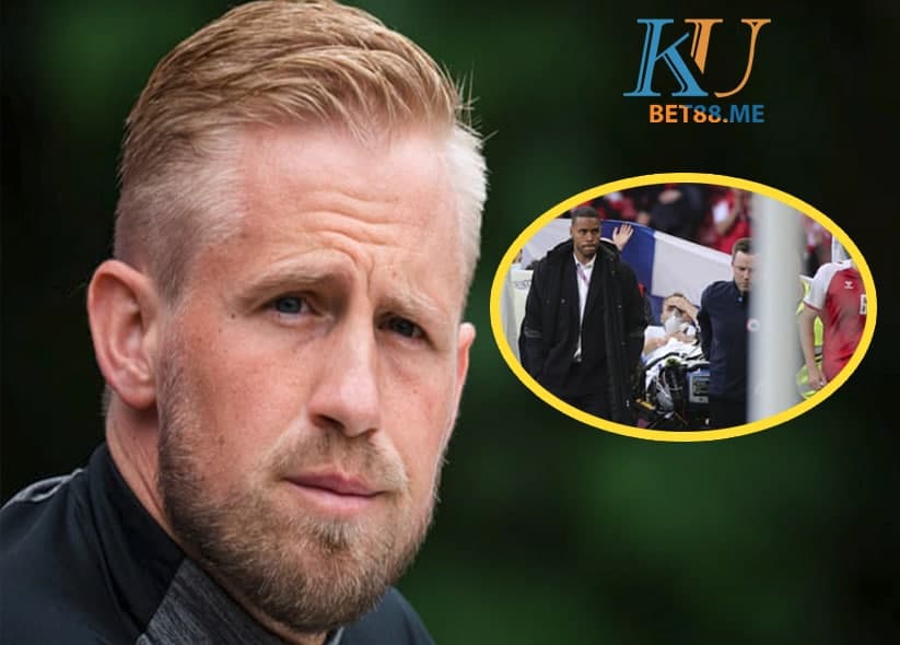 Schmeichel đã cổ vũ khi đến thăm Eriksen