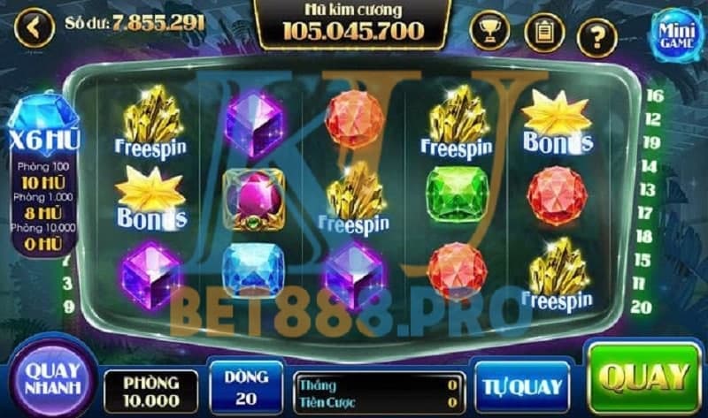 Nổ Hũ Kim Cương – Một trong những game slot được yêu thích nhất hiện nay